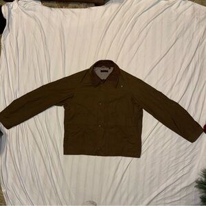 Uniqlo Short Utility Blouson Olive Brown Size Medium